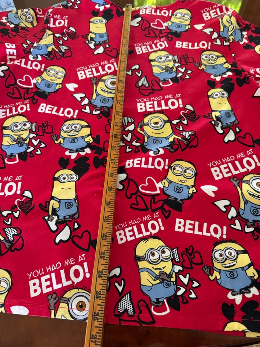 Minion print Scrub tops - Picture 16 of 16
